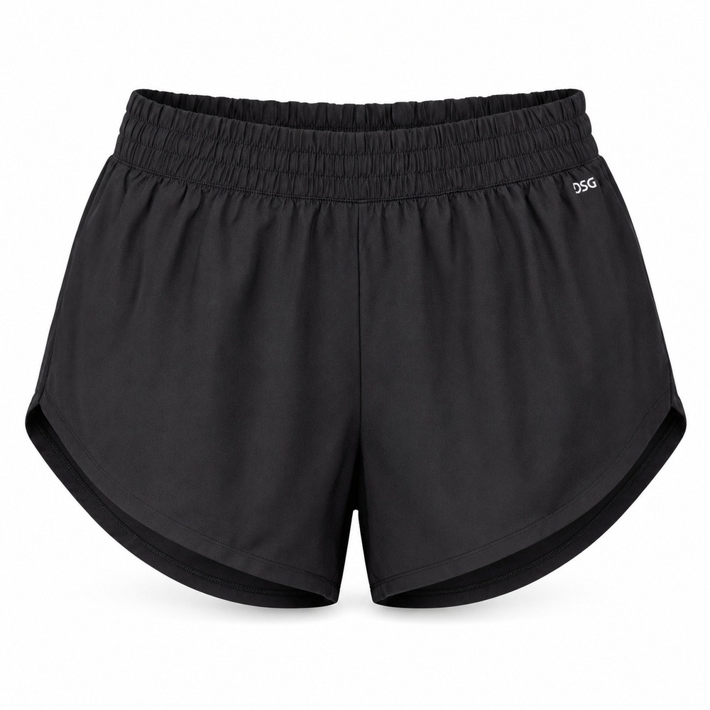 DSG Running Shorts Womens XL Black Good Condition Athletic Liner 2in Inseam